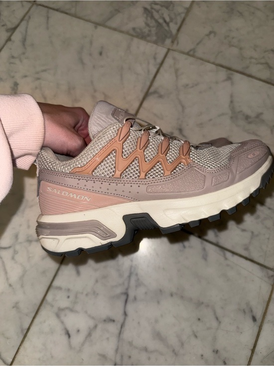 Salomon Shoes - Salomon Women's Sneakers in Blush Pink and Cream